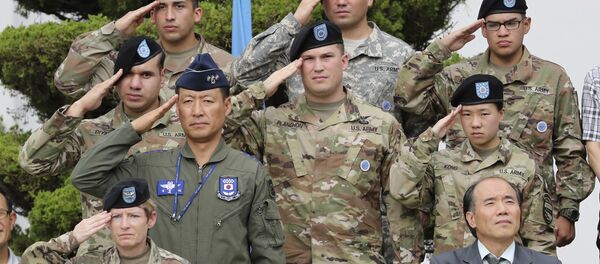 Các người lính Mỹ và Hàn Quốc  - Sputnik Việt Nam