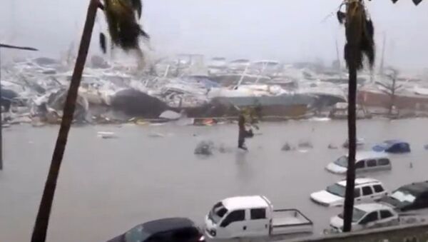 Siêu bão Irma hoành hành trên lãnh thổ Pháp Saint Martin - Sputnik Việt Nam