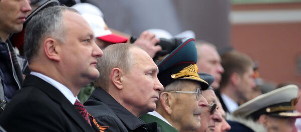 Tổng thống Moldova Igor Dodon thăm dự Ngày Tưởng niệm tại Matxcơva - Sputnik Việt Nam