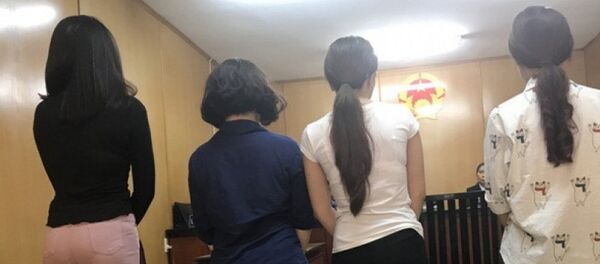 Các bị cáo tại phiên tòa sơ thẩm ngày 11/9. - Sputnik Việt Nam