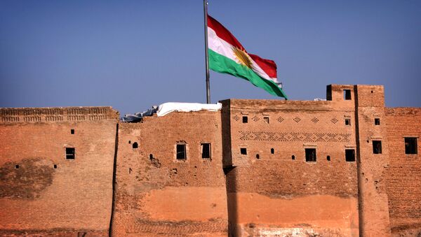 Cờ Kurdistan tại Iraq - Sputnik Việt Nam