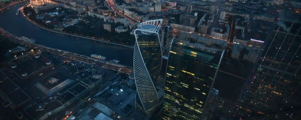 Quang cảnh từ tầng 89 của Tháp Liên bang-Đông của khu Moscow City, nơi mà đài quan sát cao nhất Châu Âu”PANORAMA-360” đang được xây dựng Quang cảnh từ tầng 89 của Tháp Liên bang-Đông của khu Moscow City, nơi mà đài quan sát cao nhất Châu Âu”PANORAMA-360” đang được xây dựng - Sputnik Việt Nam