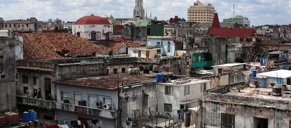 Жилые кварталы в районе Старая Гавана Жилые кварталы в районе Старая Гавана - Sputnik Việt Nam