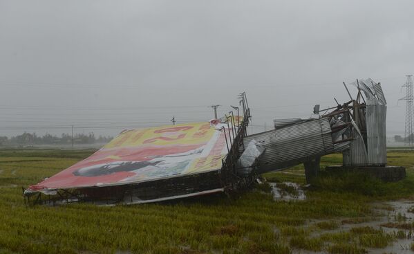 Thiệt hại do bão  Doksuri ở tỉnh Hà Tĩnh - Sputnik Việt Nam