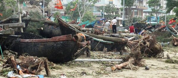Mưa bão đã gây thiệt hại về người và tài sản trên địa bàn tỉnh Thanh Hóa - Sputnik Việt Nam
