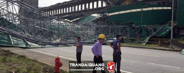 Hiện trường kho than Nhà máy nhiệt điện Formosa bị bão đánh sập. Hiện trường kho than Nhà máy nhiệt điện Formosa bị bão đánh sập. - Sputnik Việt Nam