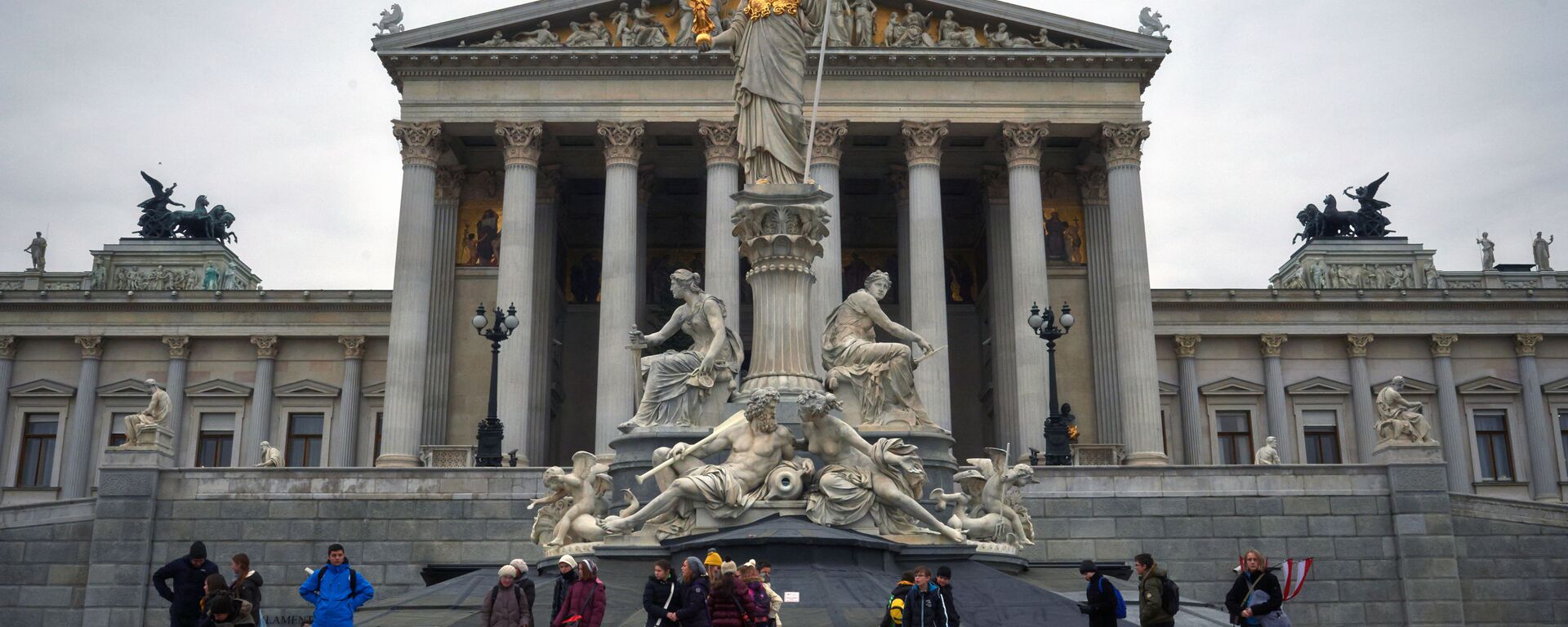 Tòa nhà lịch sử của Quốc hội Áo ở trung tâm Vienna - Sputnik Việt Nam, 1920, 14.09.2024