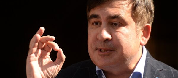 Cựu tổng thống Gruzia và cựu thống đốc tỉnh Odessa (Ukraina) Mikhail Saakashvili - Sputnik Việt Nam
