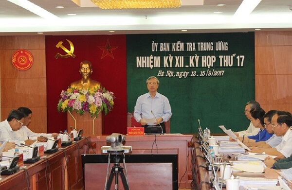 Ủy ban Kiểm tra Trung ương vừa họp kỳ 17. Ông Trần Quốc Vượng, Ủy viên Bộ Chính trị, Bí thư Trung ương Đảng, Chủ nhiệm Uỷ ban Kiểm tra Trung ương chủ trì kỳ họp. - Sputnik Việt Nam