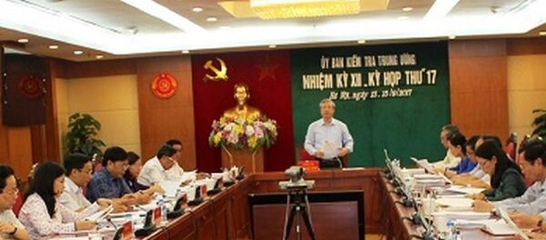 Ủy ban Kiểm tra Trung ương đã họp kỳ 17 - Sputnik Việt Nam