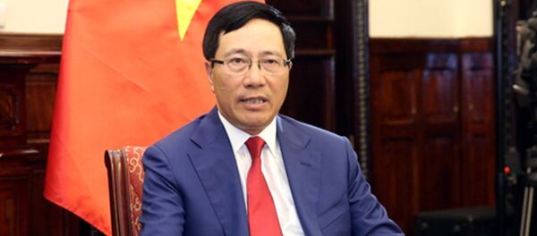 Phó Thủ tướng Phạm Bình Minh khẳng định chính cuộc đấu tranh của nhân dân ta đã đóng góp vào việc LHQ thông qua Nghị quyết về việc trao trả độc lập cho các nước thuộc địa, dân tộc thuộc địa - Sputnik Việt Nam