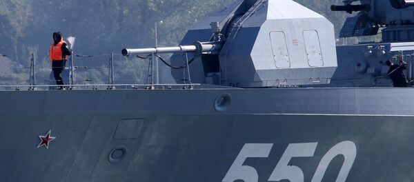 Tàu chiến của Hạm đội Baltic xuất phát ra biển trong khuôn khổ cuộc tập trận Phía Tây-2017 - Sputnik Việt Nam