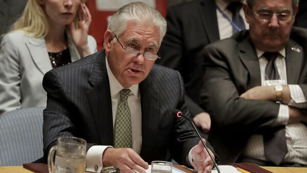 Ngoại trưởng Hoa Kỳ Rex Tillerson - Sputnik Việt Nam