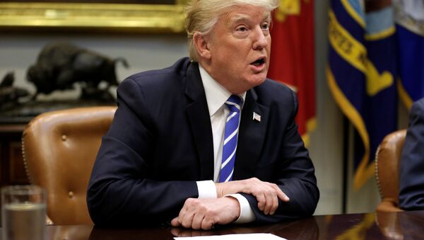 US President Donald Trump speaks during a meeting Republican Congressional leaders about tax reform at the White House in Washington, US, September 5, 2017. - Sputnik Việt Nam