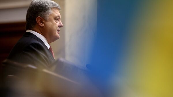 Tổng thống Ukraina Petro Poroshenko - Sputnik Việt Nam