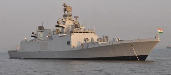 Khu trục hạm tàng hình đa năng INS Satpura (F48) thuộc lớp Shivalik Khu trục hạm tàng hình đa năng INS Satpura (F48) thuộc lớp Shivalik - Sputnik Việt Nam