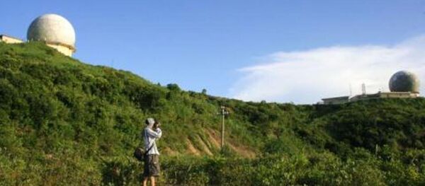 Trạm radar trên đỉnh Sơn Trà.  - Sputnik Việt Nam