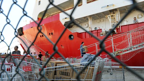 Chinese Antarctic research icebreaker Xue Long. (File) - Sputnik Việt Nam