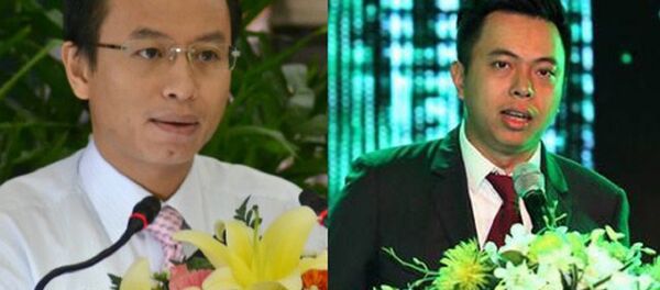 Ông Nguyễn Xuân Anh (trái) và ông Vũ Quang Hải - Sputnik Việt Nam