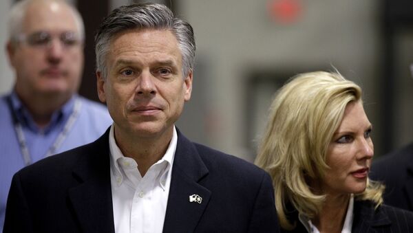 Tân Đại sứ Hoa Kỳ tại Nga, ông Jon Huntsman và phu nhân là bà Mary Kay - Sputnik Việt Nam