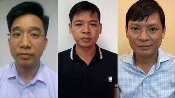 Các đối tượng Bùi Mạnh Hiển, Nguyễn Đức Hưng, Nguyễn Anh Minh - Sputnik Việt Nam