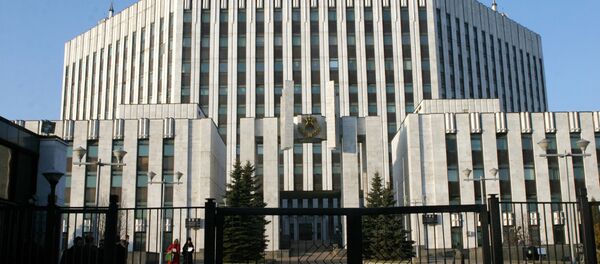 Tòa nhà Học viện Quân sự trực thuộc Bộ Tổng tham mưu các lực lượng vũ trang Nga ở Matxcơva - Sputnik Việt Nam