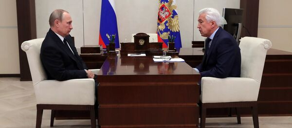 Tổng thống Vladimir Putin và Vladimir Vasiliev Tổng thống Vladimir Putin và Vladimir Vasiliev - Sputnik Việt Nam