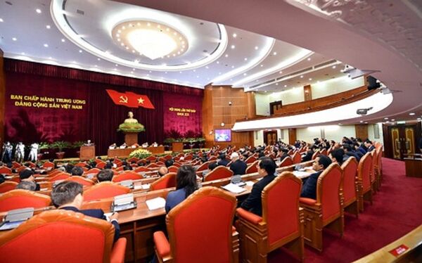 Quang cảnh Hội nghị Trung ương 6, khóa 12 khai mạc sáng 4/10. Quang cảnh Hội nghị Trung ương 6, khóa 12 khai mạc sáng 4/10. - Sputnik Việt Nam