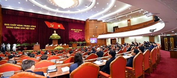 Quang cảnh Hội nghị Trung ương 6, khóa 12 khai mạc sáng 4/10. - Sputnik Việt Nam