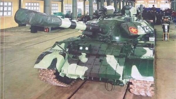 Xe tăng T-54B đang được nâng cấp tại Nhà máy Z153 Xe tăng T-54B đang được nâng cấp tại Nhà máy Z153 - Sputnik Việt Nam