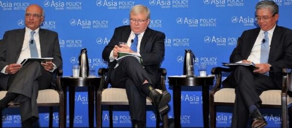 Đại sứ Việt Nam tại Mỹ Phạm Quang Vinh (ngoài cùng bên phải) - Sputnik Việt Nam