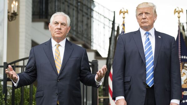 Rex Tillerson và Donald Trump - Sputnik Việt Nam