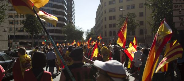 Biểu tình bảo vệ sự thống nhất của Tây Ban Nha - Sputnik Việt Nam