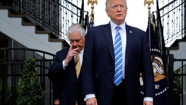 Donald Trump và Rex Tillerson - Sputnik Việt Nam