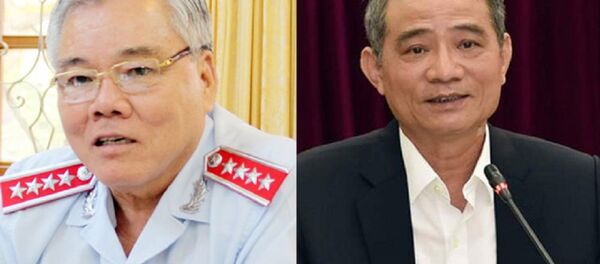 Tổng Thanh tra Chính phủ Phan Văn Sáu (trái) và Bộ trưởng Bộ Giao thông vận tải Trương Quang Nghĩa. - Sputnik Việt Nam