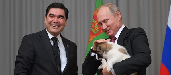 Tổng thống Turkmenistan tặng Tổng thống Putin con chó Alabai - Sputnik Việt Nam
