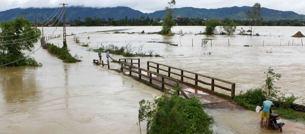 Lũ lụt ở Nghệ An. - Sputnik Việt Nam