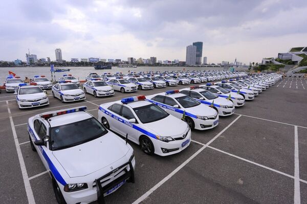 Dàn xe ô tô đặc chủng phục vụ TLCC APEC 2017 - Sputnik Việt Nam