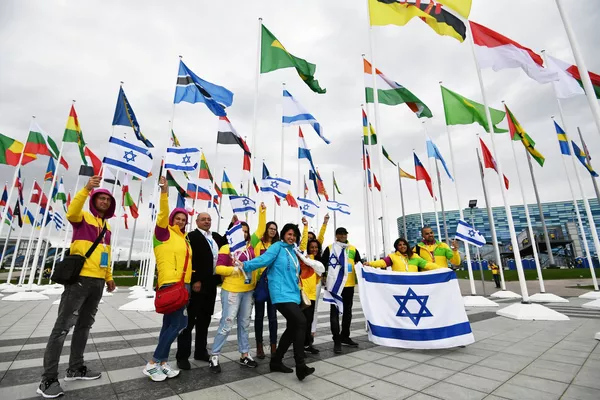 Phái đoàn Israel trong Công viên Olympic ở Sochi. Phái đoàn Israel trong Công viên Olympic ở Sochi. - Sputnik Việt Nam