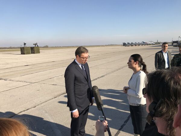 Tổng thống Serbia Aleksandar Vucic  - Sputnik Việt Nam