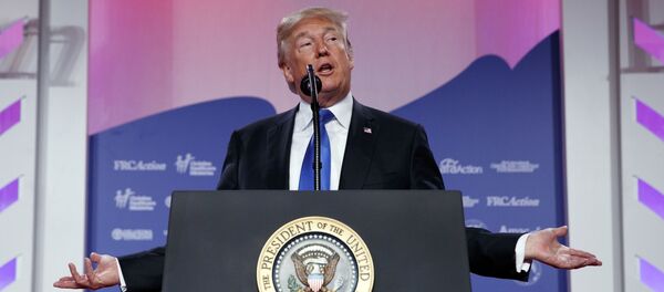 Выступление президента США Дональда Трампа в Вашингтоне - Sputnik Việt Nam
