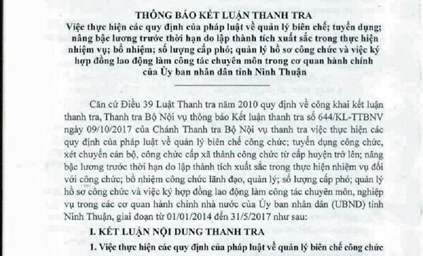Kết quả thanh tra  - Sputnik Việt Nam