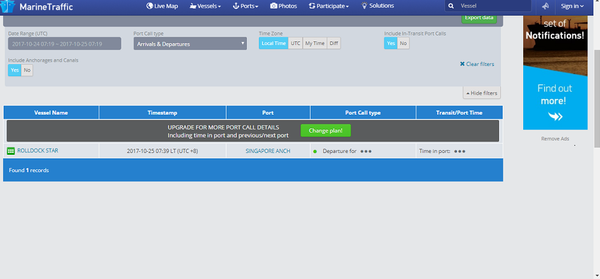  Tàu Rolldock Star chở theo chiến hạm Gepard thứ 3 của Việt Nam đã chính thức cập cảng Singapore. - Sputnik Việt Nam