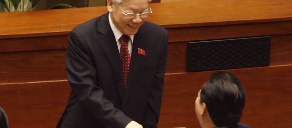 Tổng thư ký Đảng Cộng sản Việt Nam Nguyễn Phú Trọng và nguyên Thủ tướng Nguyễn Tấn Dũng Tổng thư ký Đảng Cộng sản Việt Nam Nguyễn Phú Trọng và nguyên Thủ tướng Nguyễn Tấn Dũng - Sputnik Việt Nam