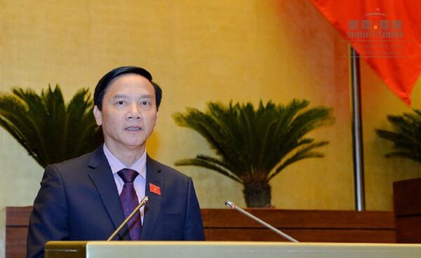 Chủ nhiệm UB Pháp luật của Quốc hội Nguyễn Khắc Định chủ trì xây dựng báo cáo giám sát về cải cách bộ máy hành chính nhà nước. - Sputnik Việt Nam