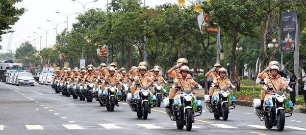 Вьетнам атэс саммит полиция подготовка полицейский - Sputnik Việt Nam