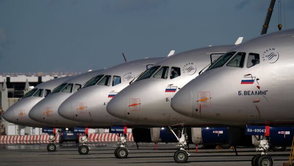 máy bay Nga Sukhoi Superjet 100 - Sputnik Việt Nam