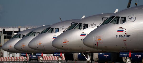 máy bay Nga Sukhoi Superjet 100  - Sputnik Việt Nam