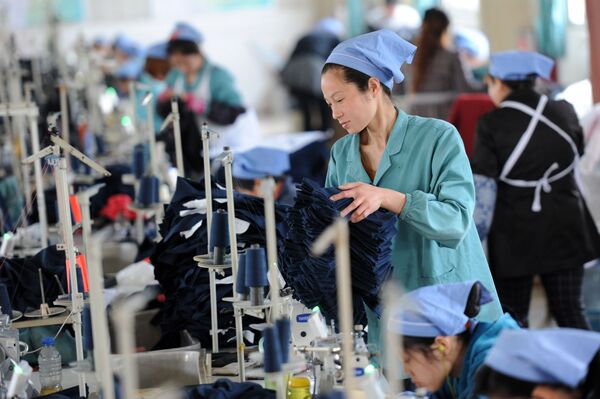 Nhà máy dệt ở Trung Quốc - Sputnik Việt Nam