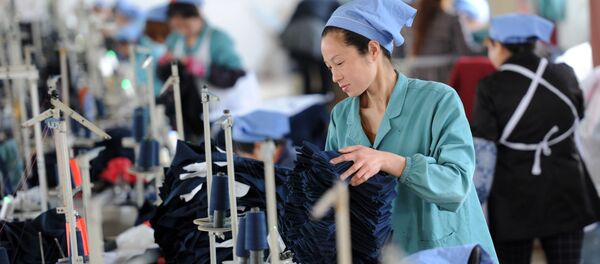 Nhà máy dệt ở Trung Quốc - Sputnik Việt Nam